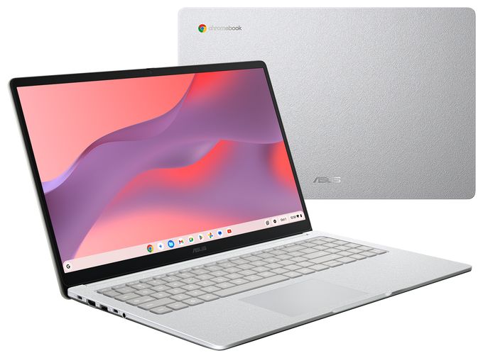 Full HD Notebook 39,6 cm (15.6 Zoll) 1920 x 1080 Pixel 4 GB Ram 128 GB eMMC ChromeOS MediaTek Kompanio max. 2,6 GHz  Chromebook CM32CM1505CM4A-S70031 (Grau) 