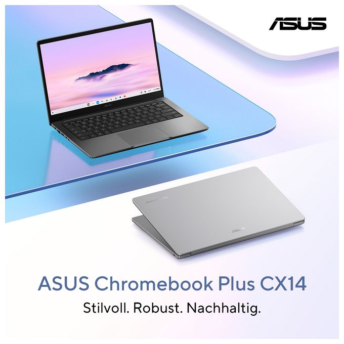 Full HD Notebook 35,6 cm (14 Zoll) 1920 x 1080 Pixel 128 GB eMMC ChromeOS Intel Core 3 max. 3,9 GHz  Chromebook CX1405CTA-MW0355 (Grau) 