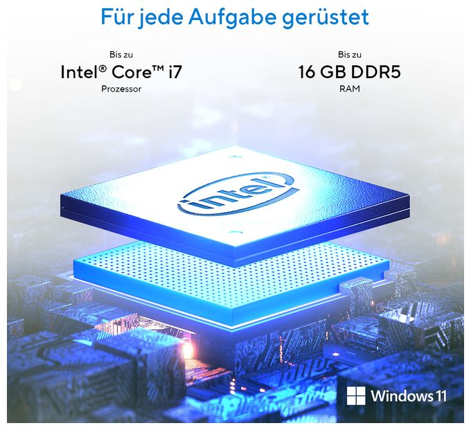 PC Intel® Core™ i3 8 GB Ram 512 GB SSD Windows 11 Home intern ExpertCenter P5 V500MV-31315U071W 