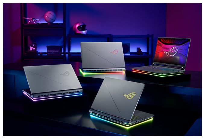 WUXGA Notebook 45,7 cm (18 Zoll) 1920 x 1200 Pixel 32 GB Ram 1 TB SSD Windows 11 Home AMD Ryzen 9 max. 5,3 GHz NVIDIA GeForce RTX 5070  ROG Strix G18 G814PP-S8014W (Schwarz, Grau) 