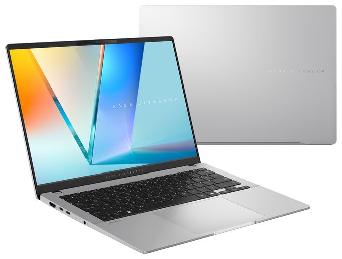 WUXGA Notebook 35,6 cm (14 Zoll) 1920 x 1200 Pixel 16 GB Ram 512 GB SSD Windows 11 Home Intel Core Ultra 5 max. 4,5 GHz  Vivobook S14 S5406SAL-SF312W (Silber) 