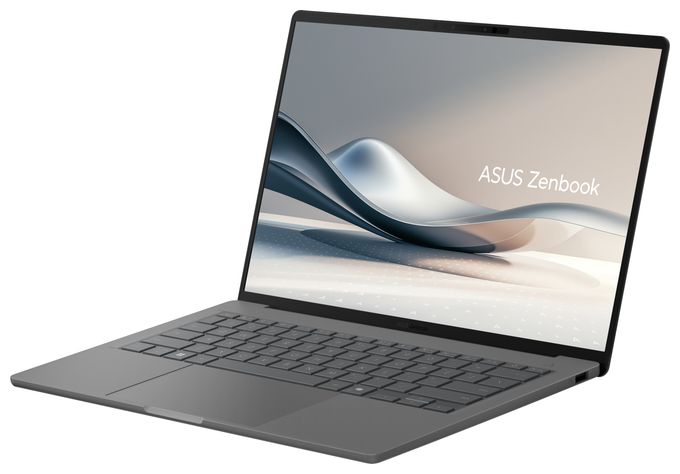 WUXGA Notebook 35,6 cm (14 Zoll) 1920 x 1200 Pixel 1 TB SSD Windows 11 Home Qualcomm Snapdragon max. 2,97 GHz  Zenbook A14 UX3407QA-QD496W Copilot+ (Grau) 