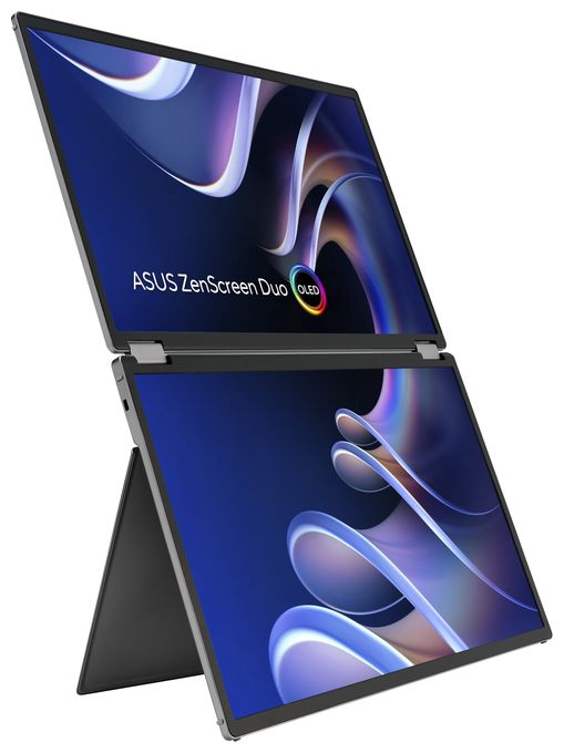 WUXGA Monitor 35,6 cm (14 Zoll) 16:10 1 ms 400 cd/m²  ZenScreen Duo OLED MQ149CD (Silber) 