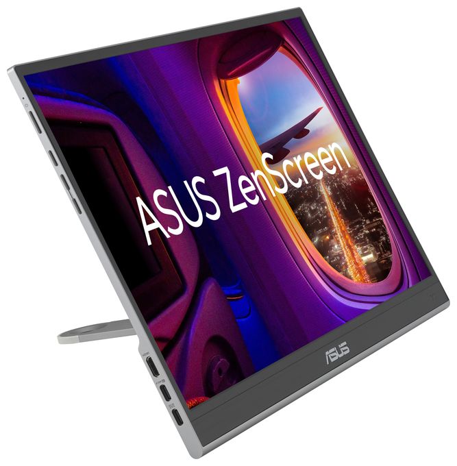 Full HD Monitor 39,6 cm (15.6 Zoll) 16:9 1 ms 400 cd/m²  ZenScreen OLED MQ16AHE (Silber) 