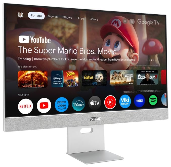 4K Ultra HD Monitor 68,6 cm (27 Zoll) 16:9 5 ms 350 cd/m²  ZenScreen Smart MS27UC (Grau) 
