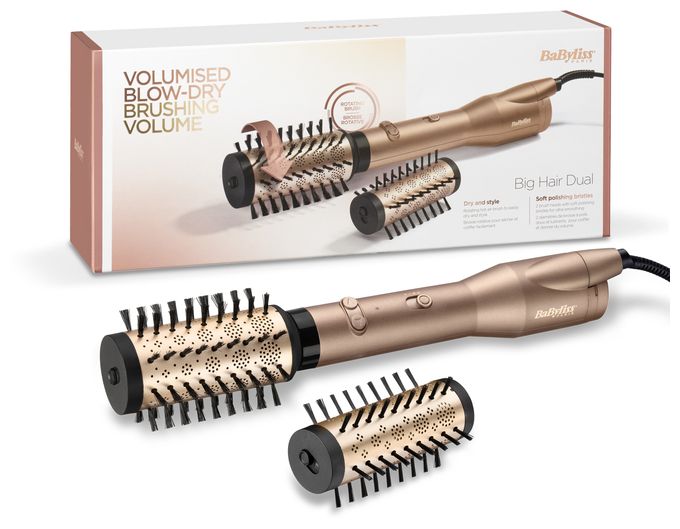 Warmluftbürste 650 W  AS952E Big Hair Dual Gold Edition (Gold) 