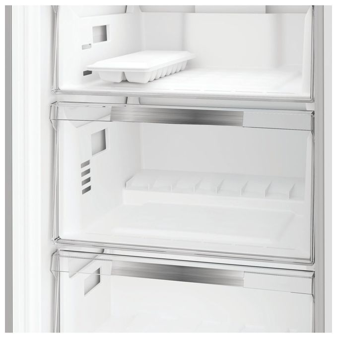 249 l / 106 l Kühl-Gefrierkombi freistehend NoFrost 140 kWh Jahr  KGDNF203B (Edelstahl) 