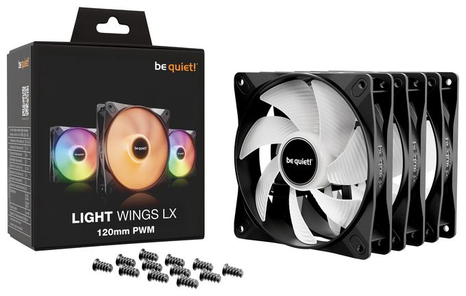 LIGHT WINGS LX 120mm PWM 3-Pack Black 