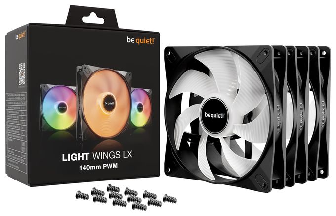 LIGHT WINGS LX 140mm PWM 3-Pack Black 