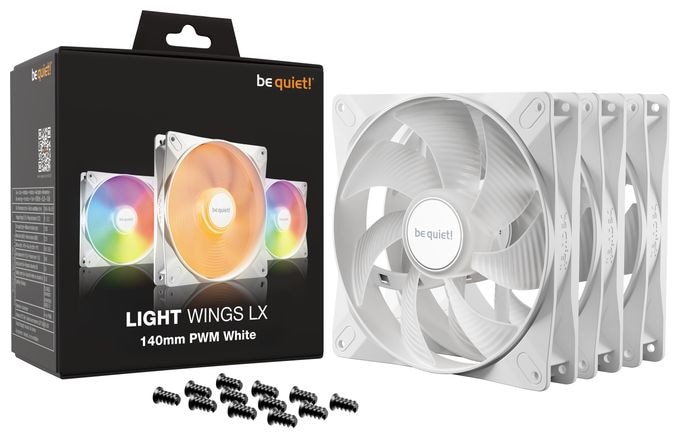 LIGHT WINGS LX 140mm PWM 3-Pack White 