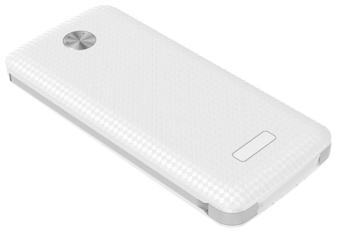 10000 mAh Powerbank USB Typ-A  Carbon 10 (Weiß) 