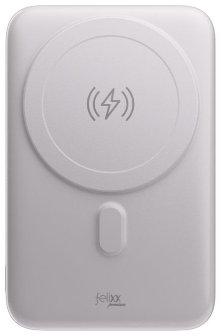 10000 mAh Powerbank  felixx Magnetic (Weiß) 