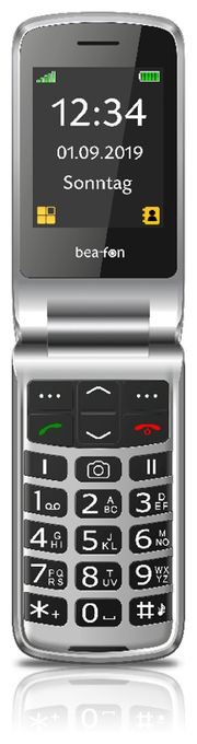 4G Smartphone 6,1 cm (2.4 Zoll 1,3 MP Single SIM  SL495 (Schwarz, Silber) 