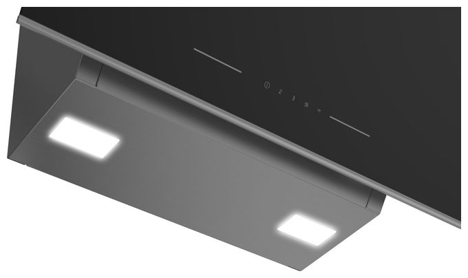 Abluft/Umluft Dunstabzugshaube/Esse Wand 60 cm (Schwarz) BHCA66641BBHS 