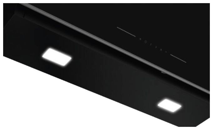 Dunstabzugshaube/Esse Wand 90 cm (Schwarz) BHCA96641BBHPS 