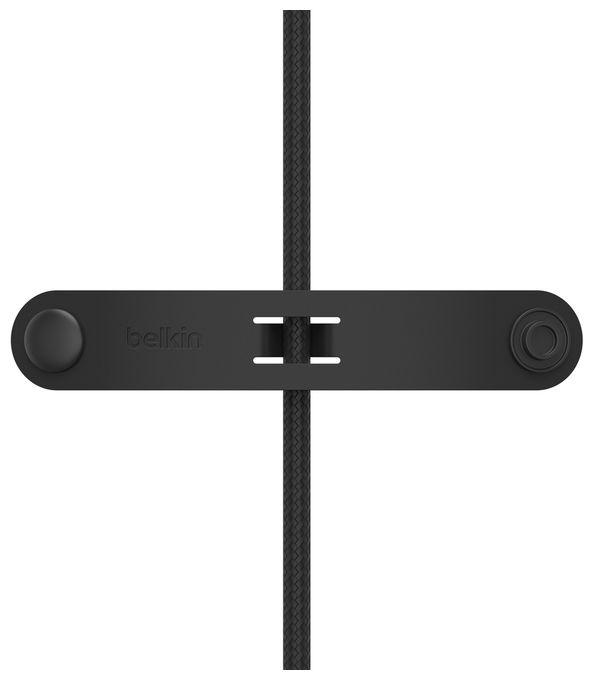 0,48 Gbit/s Stecker Rundkabel USB C auf USB C/Lightning bis 60 W 1,5 m  BoostCharge Pro (Schwarz) 