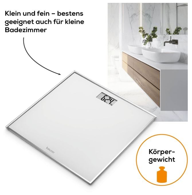 Elektronische Personenwaage bis 150 kg GS120 Kompakt 