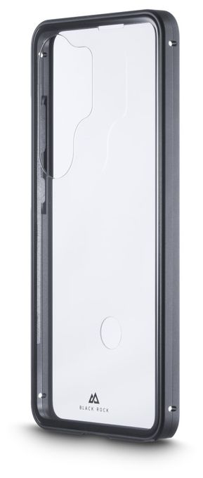 Cover für Samsung Galaxy S26 Ultra (Schwarz, Transparent) 360° Glass 