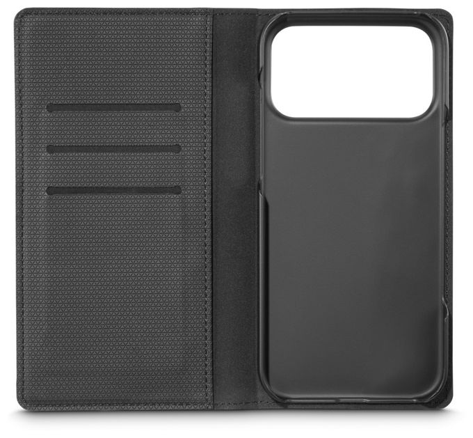 Folio für Apple iPhone 17 Pro Max  The Classic Booklet (Schwarz) 