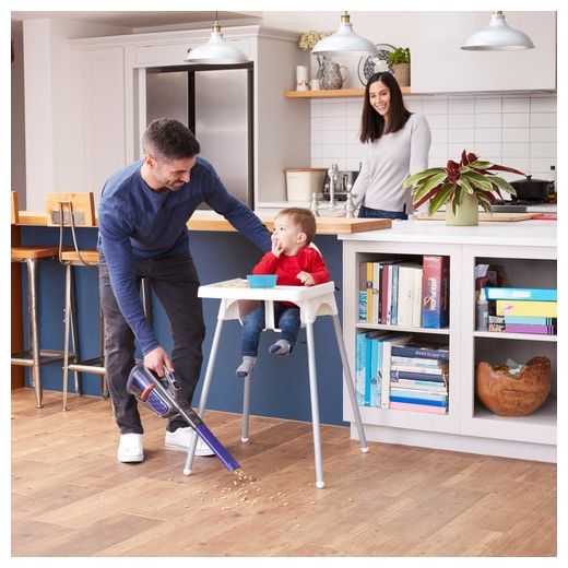Handstaubsauger Beutellos bis 20 min Laufzeit 18 V  BHHV520BFP Dustbuster (Schwarz, Violett) 