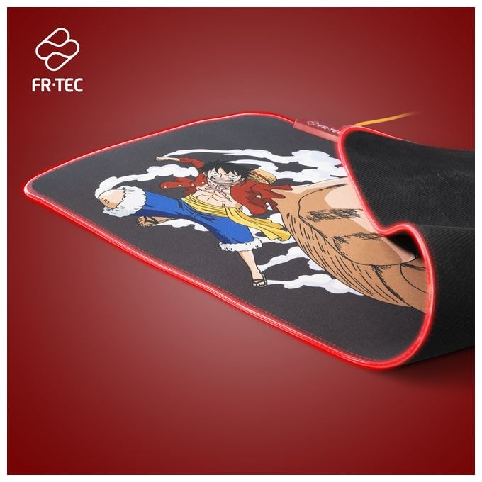 Mauspad (Schwarz, Grau, Rot, Gelb) One Piece 