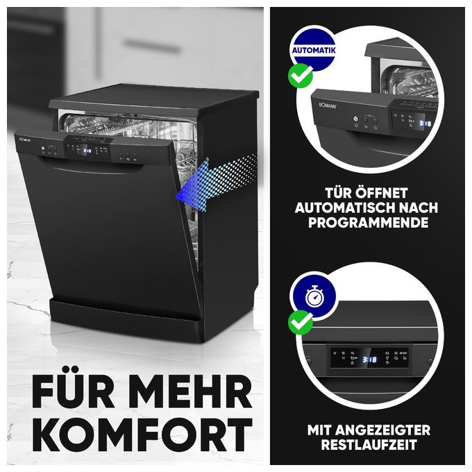60 cm Geschirrspüler freistehend Leise 14 Maßgedecke GSP7419 