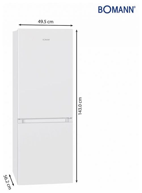 122 l / 43 l Kühl-Gefrierkombi freistehend 195 kWh Jahr  KG320.2 (Weiß) 