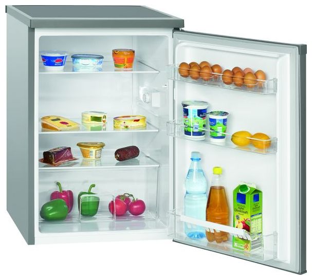 133 l Tischkühlschrank EEK: E 90 kWh Jahr  VS2185 (Edelstahl) 