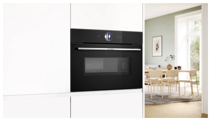 Einbaubackofen kompakt AutoClean Mikrowelle 3IN1SET100 (BDC7111B0 + CMG736AB1F) 