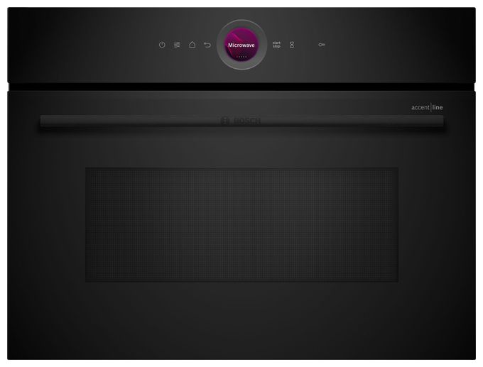 Einbau-Mikrowelle 1000 W Größe: groß 5 Stufen Grill (Schwarz) Serie 8 CEG932XB1 