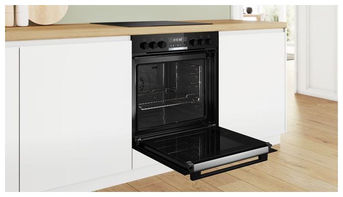 Herdset groß AutoClean mit 60 cm Glaskeramik Kochfeld HND671LS62 (HEG578BB3 + NKN645GA2E) 