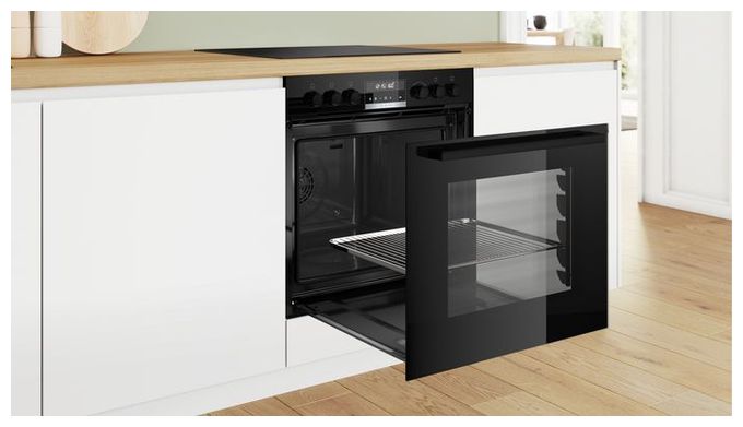 Herdset groß AutoClean mit 60 cm Glaskeramik Kochfeld HND671LS67 (HEB578BB3 + NKN645GA2E) 