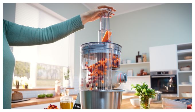 1000 W Küchenmaschine 3,9 l mit Waage  MUM5XL72 (Grau, Silber) 