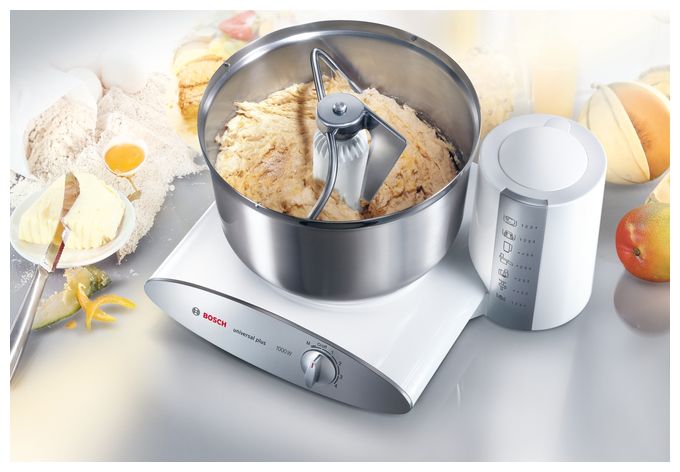 1000 W Küchenmaschine 2 l  MUM6N21 (Edelstahl, Weiß) 