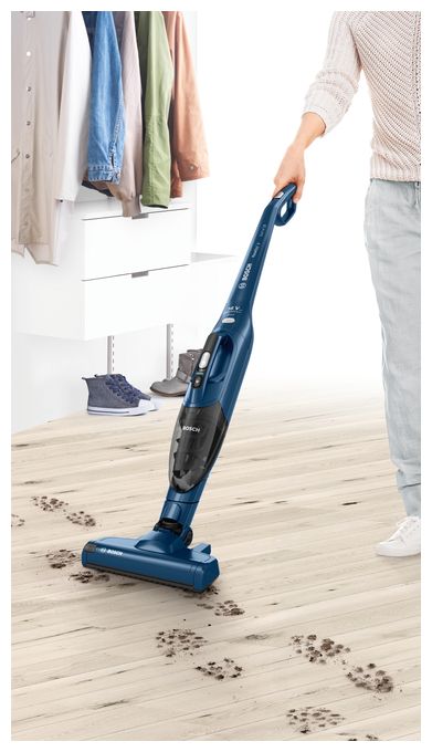 Handstaubsauger Beutellos bis 40 min Laufzeit 14,4 V  Serie 2 BCHF216S (Blau) 