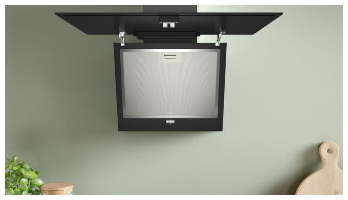 Abluft/Umluft Dunstabzugshaube/Esse Wand 60 cm (Schwarz) Serie 2 DWK65DK60 