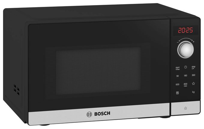 Freistehende Mikrowelle 800 W Größe: klein  Serie 2 FFL023MS2 (Schwarz, Edelstahl) 