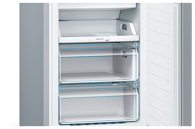216 l / 89 l Kühl-Gefrierkombi freistehend NoFrost 239 kWh Jahr  Serie 2 KGN36NLEA (Edelstahl) 