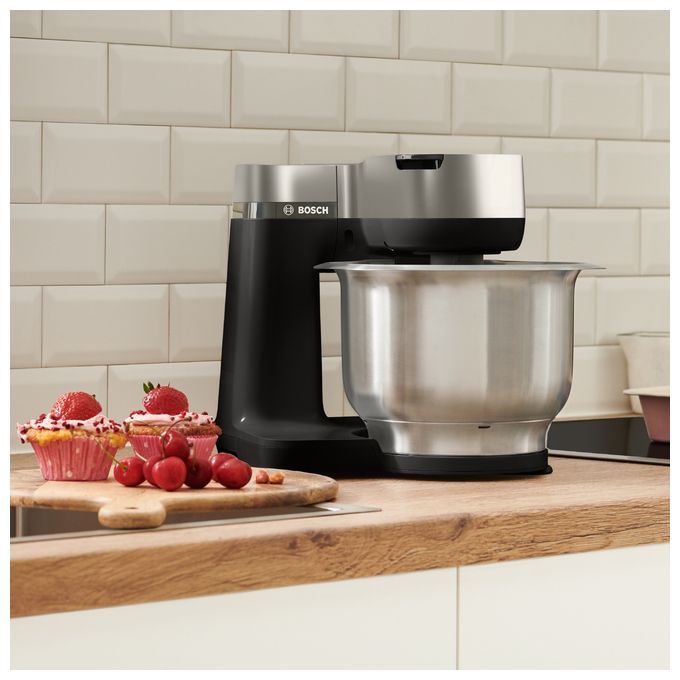 900 W Küchenmaschine 3,8 l  Serie 2 MUMS2VM00 (Schwarz, Silber) 