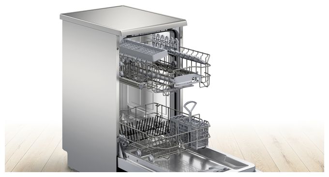 45 cm Geschirrspüler freistehend Leise 10 Maßgedecke aquaStop Funktion Serie 2 SPS2HKI42E 
