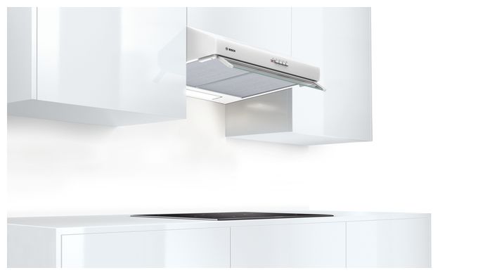 Abluft/Umluft Dunstabzugshaube/Esse Wand 60 cm (Weiß) Serie 4 DUL63CC20 