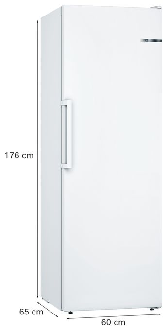 225 l Gefrierschrank 229 kWh Jahr NoFrost  Serie 4 GSN33FWEV (Weiß) 