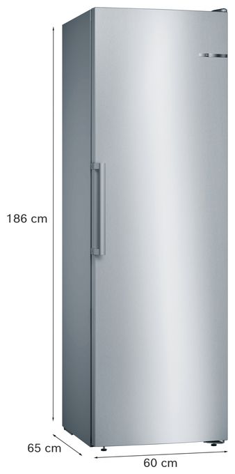 242 l Gefrierschrank 234 kWh Jahr NoFrost  Serie 4 GSN36VLEP (Edelstahl) 