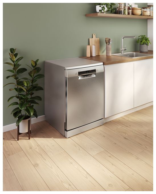 60 cm Geschirrspüler freistehend Sehr leise 14 Maßgedecke aquaStop Funktion Wärmetauscher Serie 4 SMS4EMI06E 