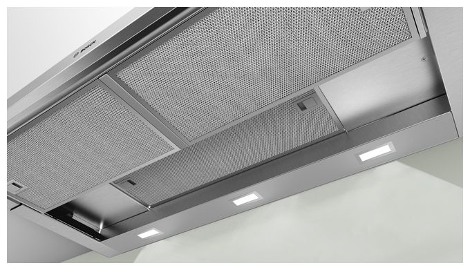 Abluft/Umluft Dunstabzugshaube/Esse Einbau 90 cm (Edelstahl) Serie 6 DFR097T51 