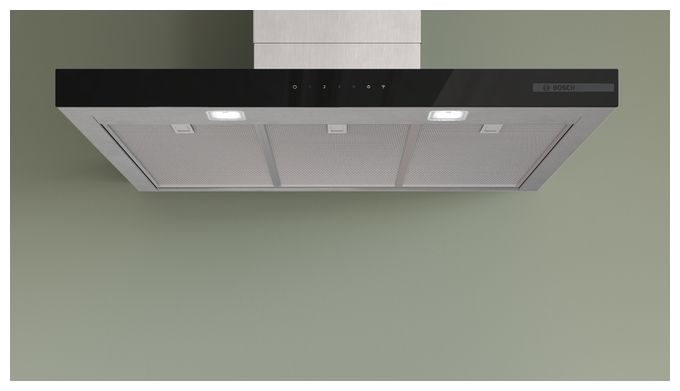Abluft/Umluft Dunstabzugshaube/Esse Wand 60 cm (Edelstahl) Serie 6 DWB97DN30 