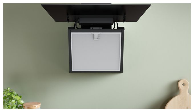 Abluft/Umluft Dunstabzugshaube/Esse Wand 60 cm (Schwarz) Serie 6 DWK67PN61 