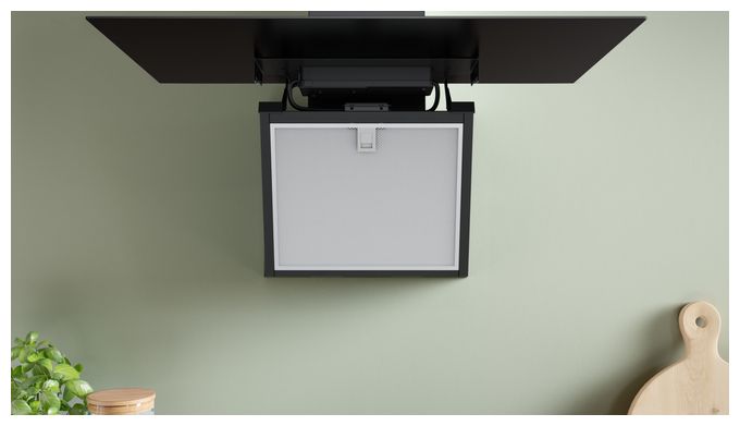 Abluft/Umluft Dunstabzugshaube/Esse Wand 80 cm (Schwarz) Serie 6 DWK87PN61 