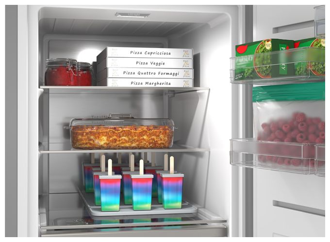 334 l Gefrierschrank 171 kWh Jahr NoFrost  Serie 6 GSN36AICM (Edelstahl, Grau) 