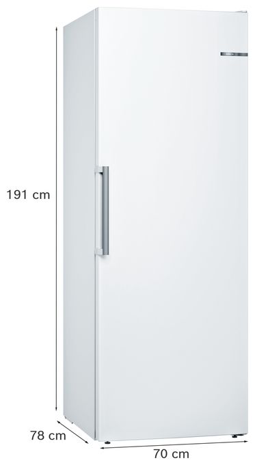 366 l Gefrierschrank 178 kWh Jahr NoFrost  Serie 6 GSN58AWCV (Weiß) 